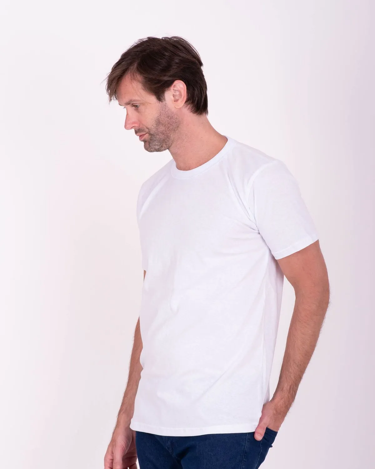 Playera Fresca color blanco, vista de frente